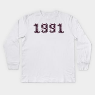 1991 Kids Long Sleeve T-Shirt